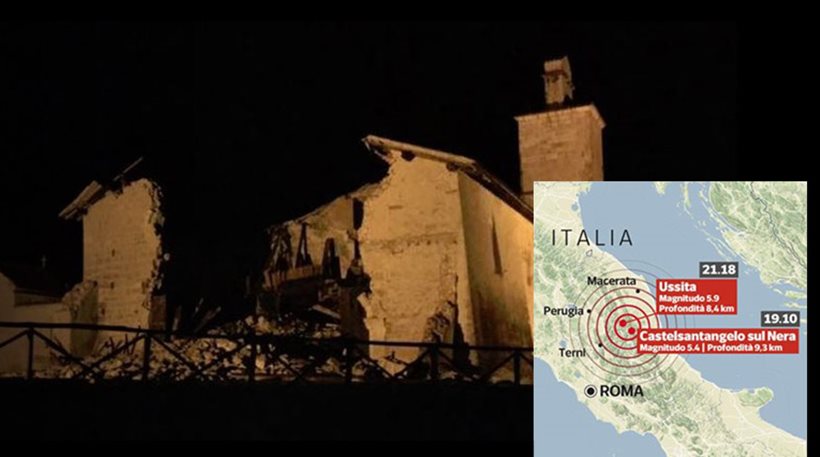 Ιταλία: Τρόμος και καταστροφές από τρεις ισχυρούς σεισμούς (φωτό – βίντεο)