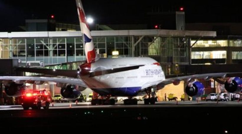 Επείγουσα προσγείωση αεροσκάφους της British Airways