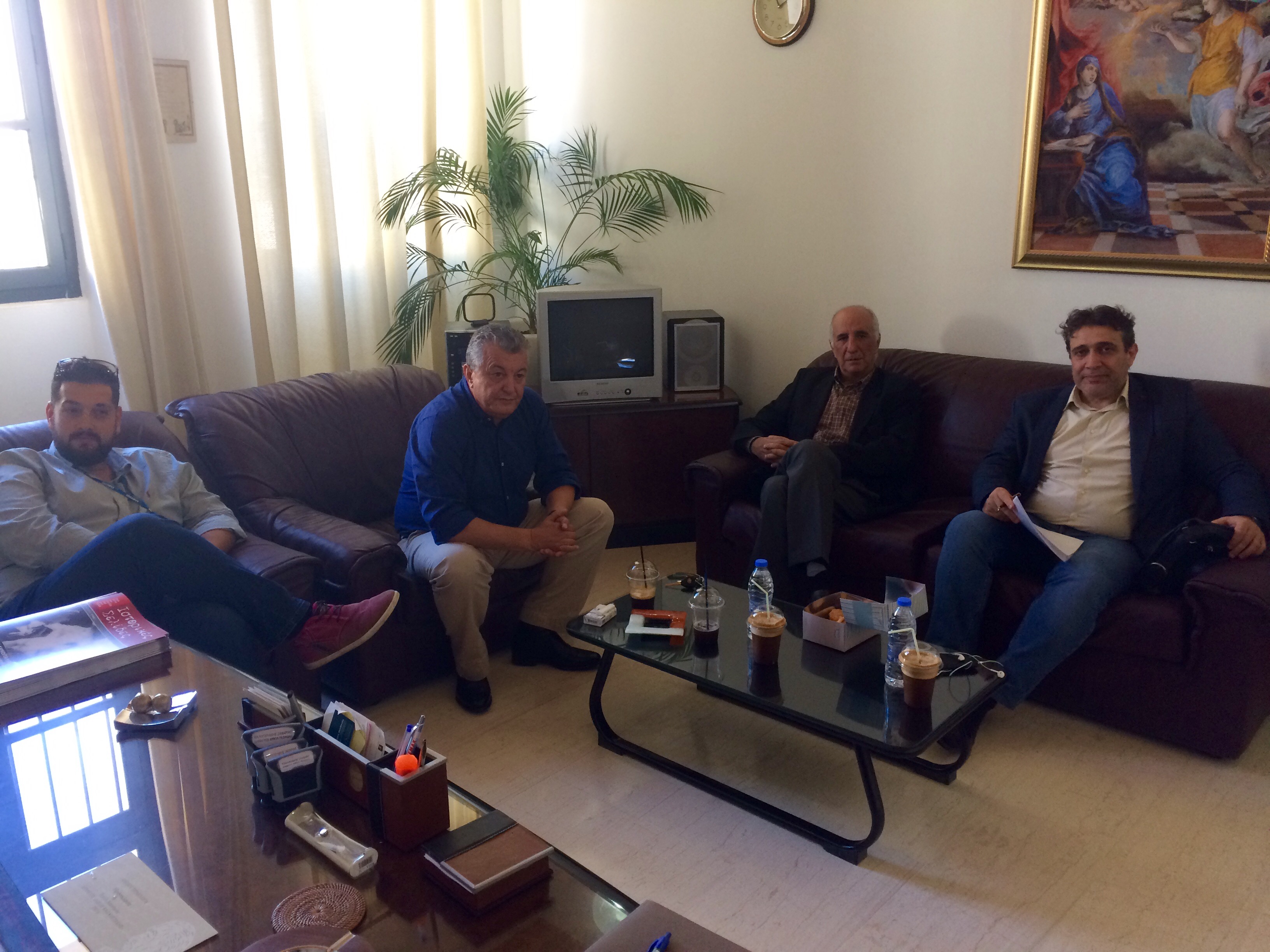 Με Βουλευτή του ΣΥΡΙΖΑ Ηρακλείου συναντήθηκε ο Δήμαρχος Μινώα Πεδιάδας