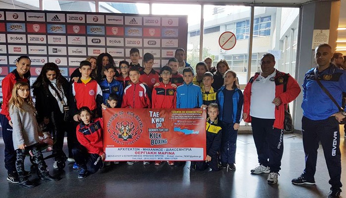Αθλητές του Γεροντής Fighters στα πανελλήνιο πρωτάθλημα Taekwon – do