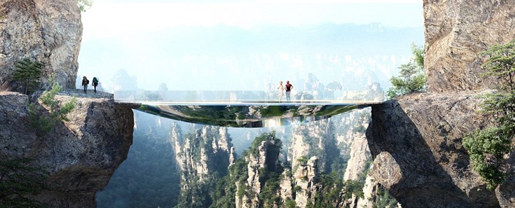 Η «αόρατη» γέφυρα της Κίνας