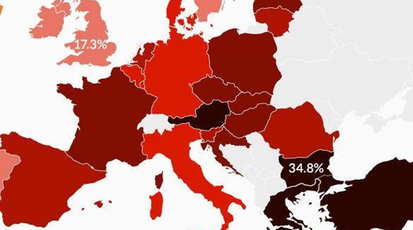 Αυτός είναι ο χάρτης των καπνιστών – Τι ποσοστό θεριακλήδων έχει η Ελλάδα;
