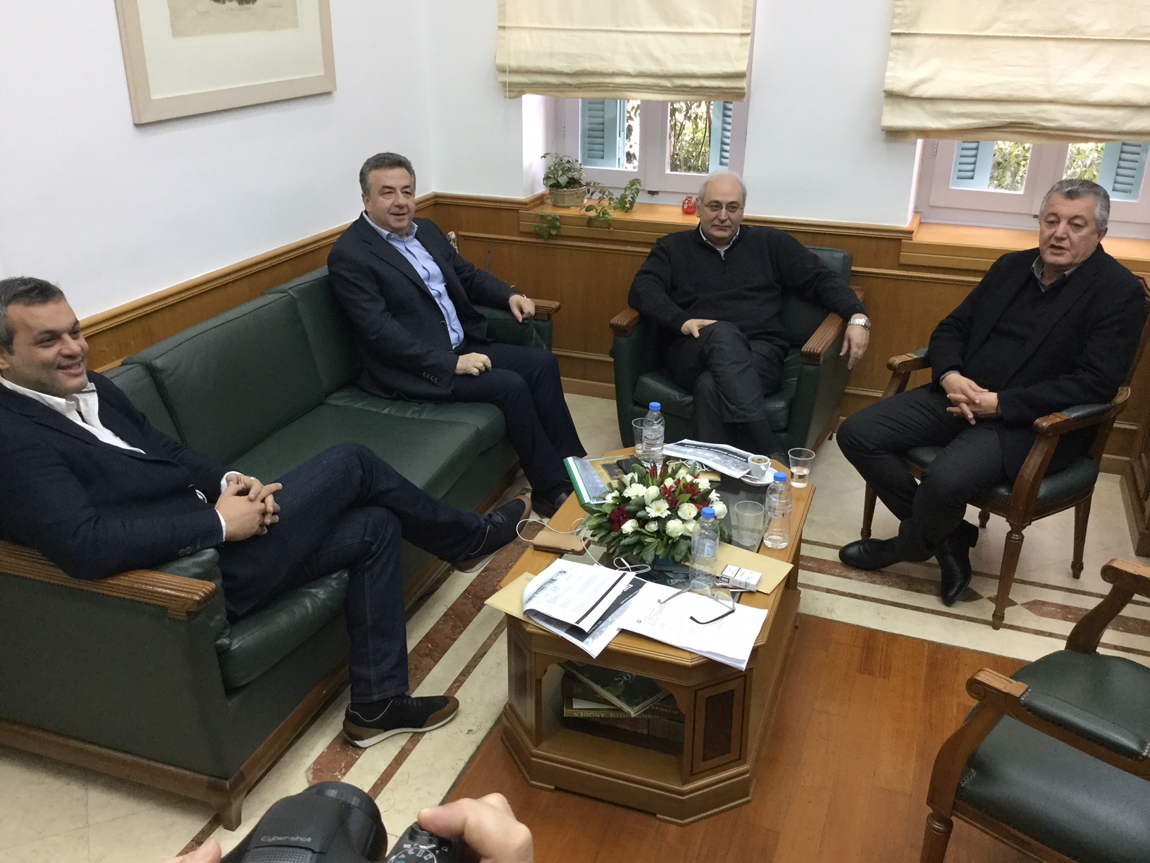 Συνάντηση Περιφερειάρχη Κρήτης με στελέχη της νέας διοίκησης του ΕΣΔΑΚ