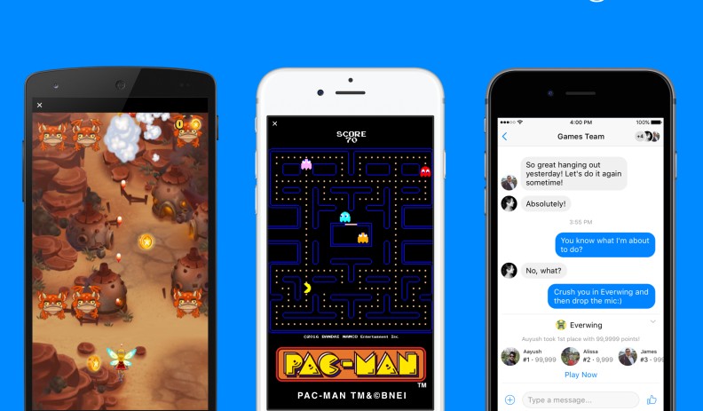 Ο Facebook Messenger ενσωματώνει τώρα το χαρακτηριστικό Instant Games