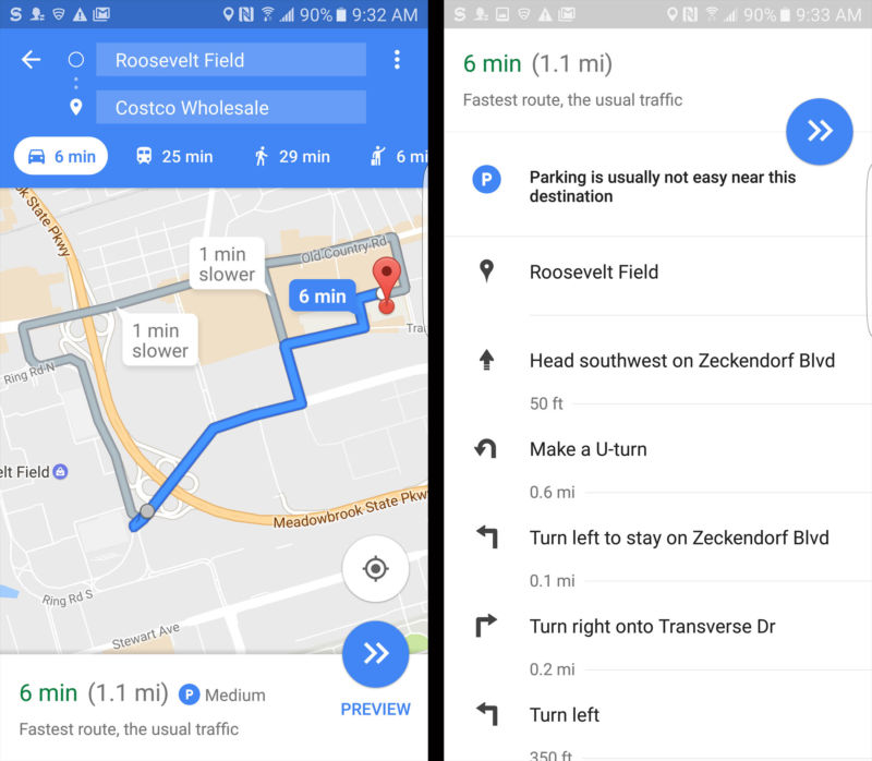 Βρείτε θέση στάθμευσης στο μέλλον μέσω Google Maps