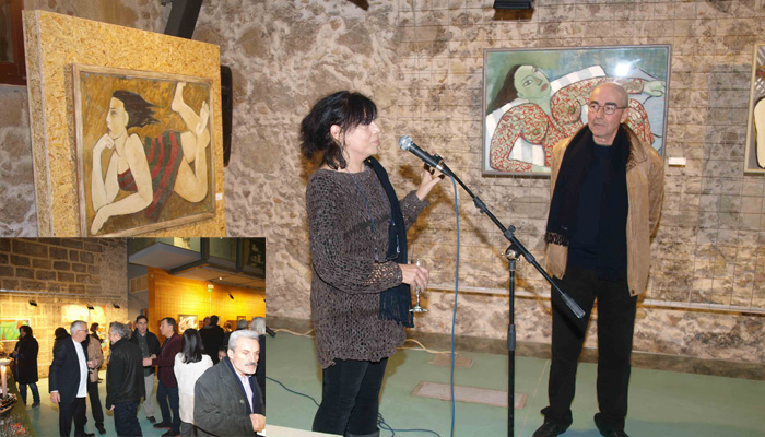 Τα εγκαίνια έκθεσης της Δανάης Σκαράκη στο Μεγάλο Αρσενάλι (φωτο)
