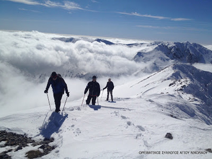 Πεζοπορία στα χιόνια ετοιμάζει ο ορειβατικός σύλλογος Αγίου Νικολάου