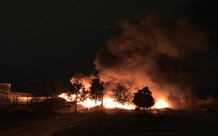 Πυρκαγιά στην Ιεράπετρα – Κάηκαν γεωργικές εκτάσεις