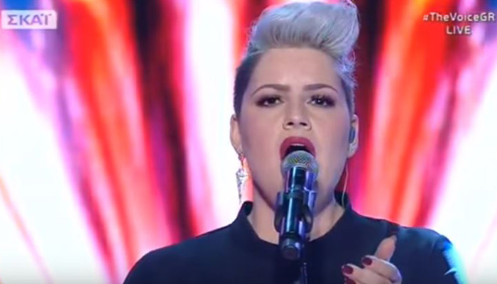 Κασσιανή Λειψάκη:The show must go on και στον τελικό του The Voice (βίντεο)