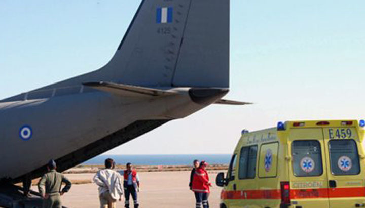 Τέσσερις αεροδιακομιδές ασθενών από και προς Κρήτη