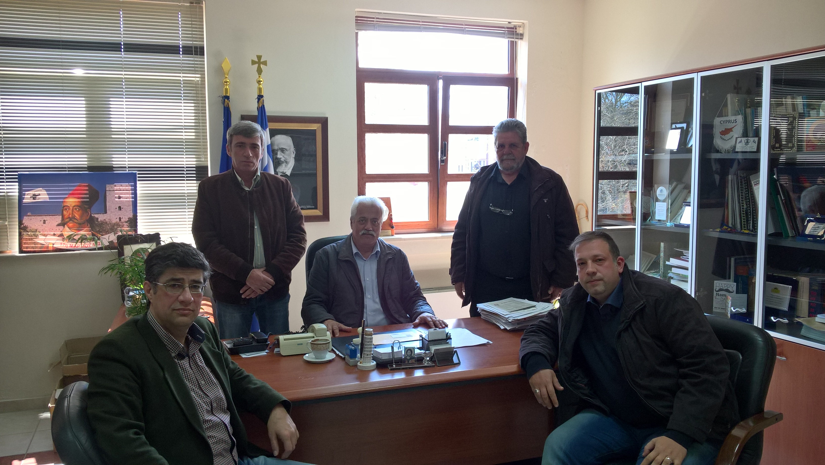 Τον δήμαρχο Αποκόρωνα επισκέφθηκαν μέλη της Ν.Ε. ΚΙΔΗΣΟ Χανίων