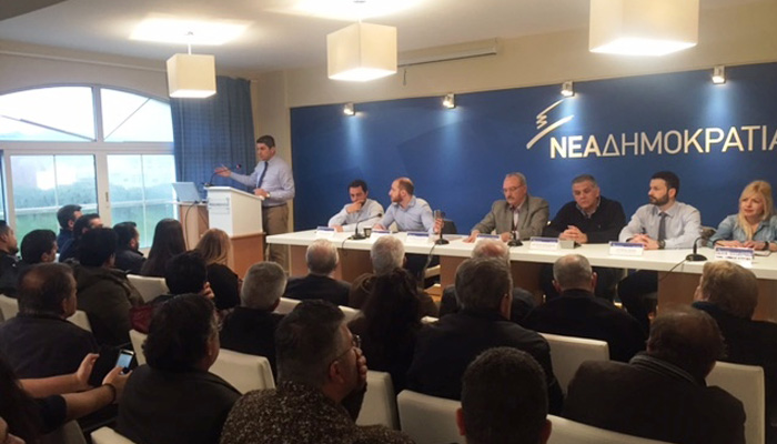 Συνεδρίαση διευρυμένης ΝΟΔΕ Ηρακλείου ενόψει της επίσκεψης Κ. Μητσοτάκη
