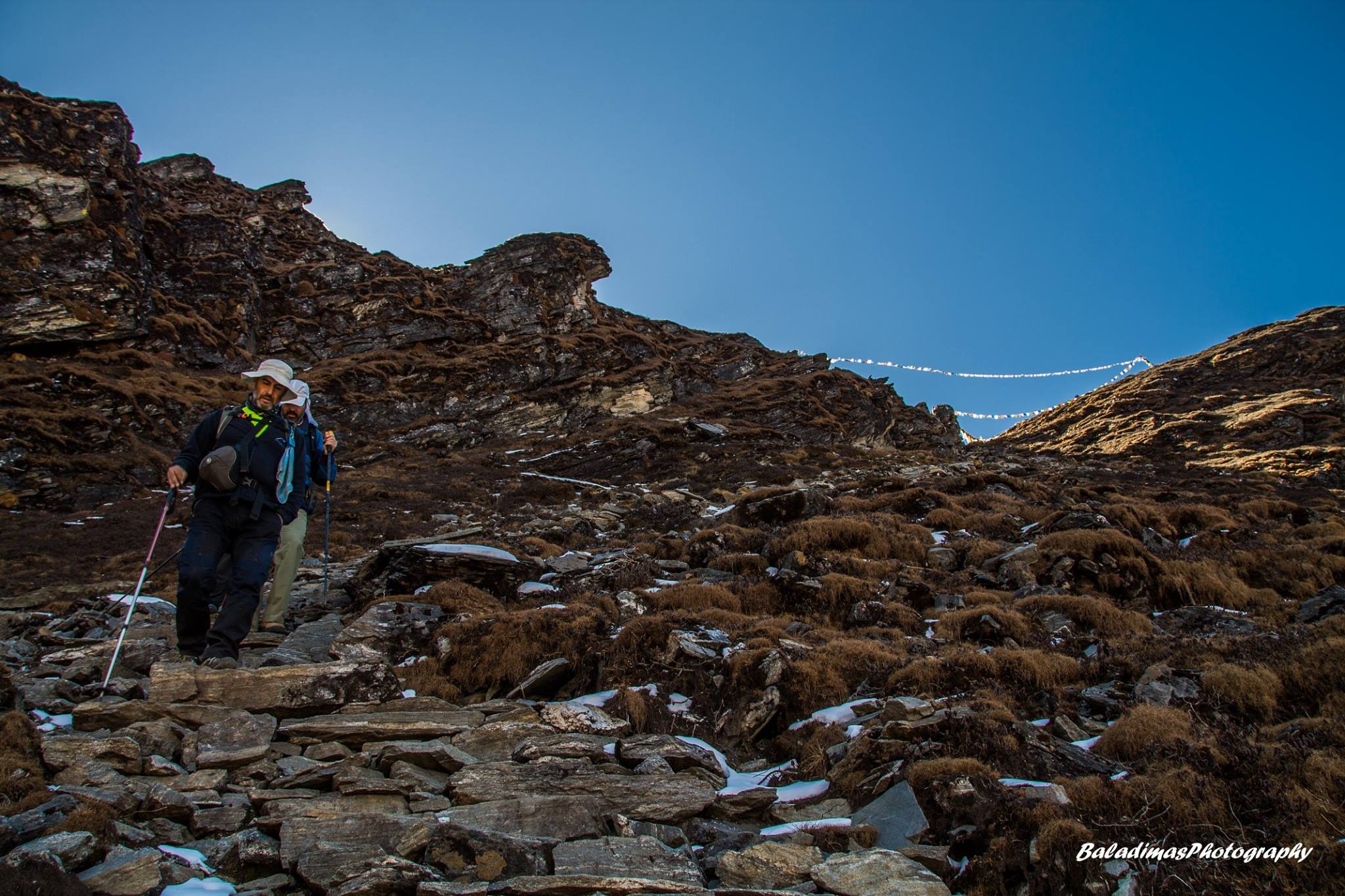 Ο Ορειβατικός στην κορυφή Στέρνες στα Λευκά Όρη