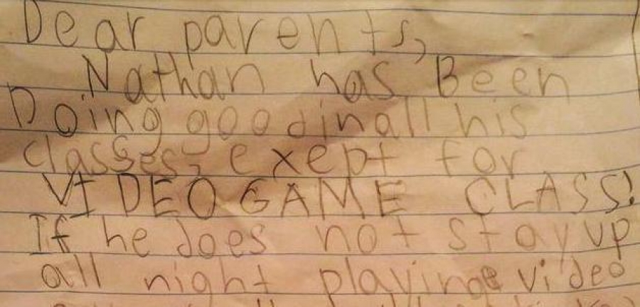 Επτάχρονος προσπάθησε να ξεγελάσει τους γονείς του με ένα αστείο γράμμα
