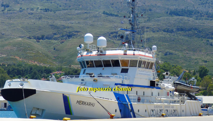 Ο «θαλασσόλυκος» της FRONTEX στο λιμάνι της Σούδας
