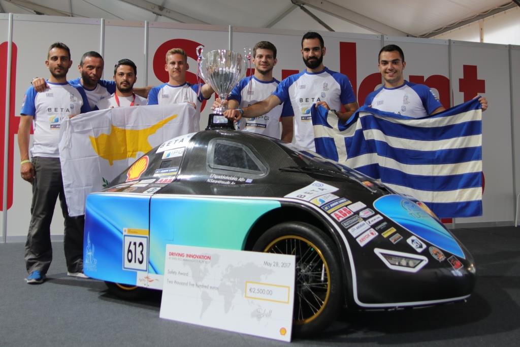 H ομάδα TUC Eco Racing κατακτά για 4η φορά το Βραβείο Ασφάλειας