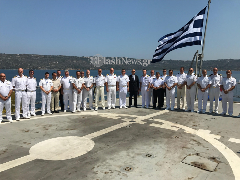Σε εξέλιξη πολυεθνική ναυτική άσκηση στη θάλασσα της Κρήτης (φωτο-βίντεο)