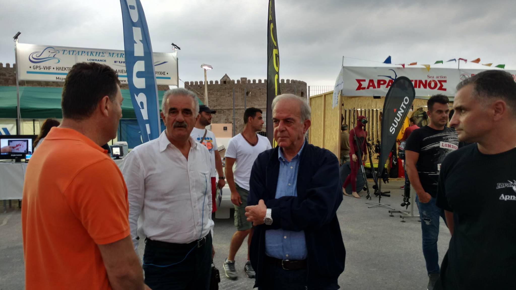 Ο Δήμαρχος Ηρακλείου Βασίλης Λαμπρινός στις εκδηλώσεις του  «Εν Πλω 2017»