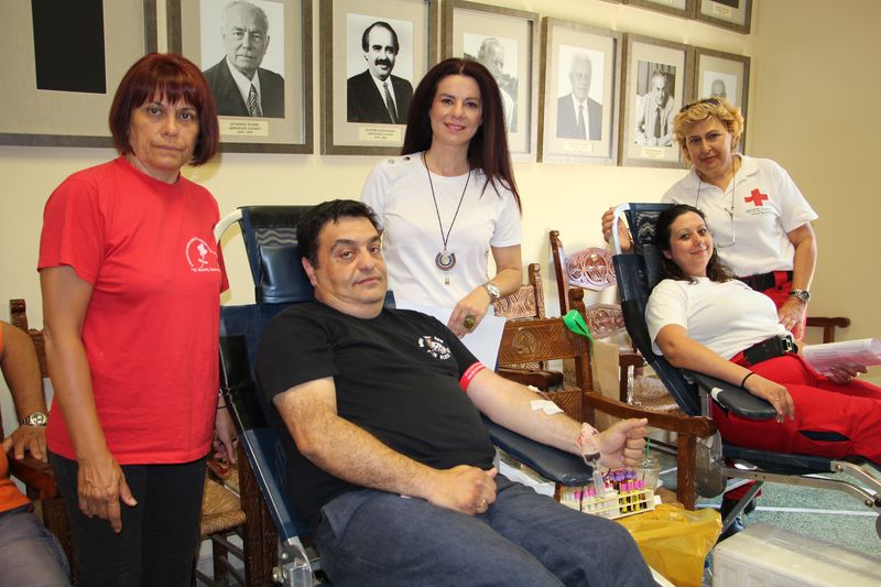 Με ικανοποιητική συμμετοχή η εθελοντική αιμοδοσία στο Δημαρχείο Χανίων