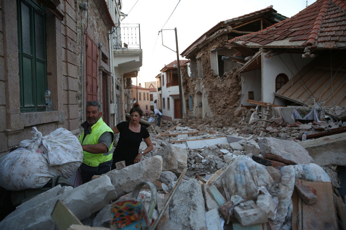 Η Λέσβος απομακρύνθηκε απο την Χίο λόγω του σεισμού