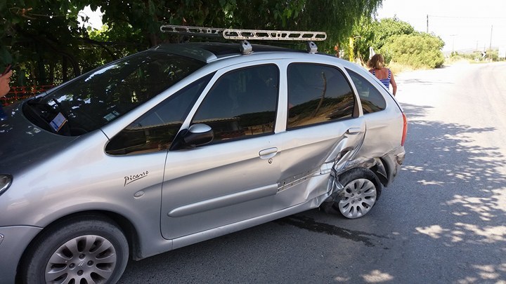 Τροχαίο ατύχημα με έγκυο γυναίκα στον δρόμο Τυμπακίου – Μοιρών