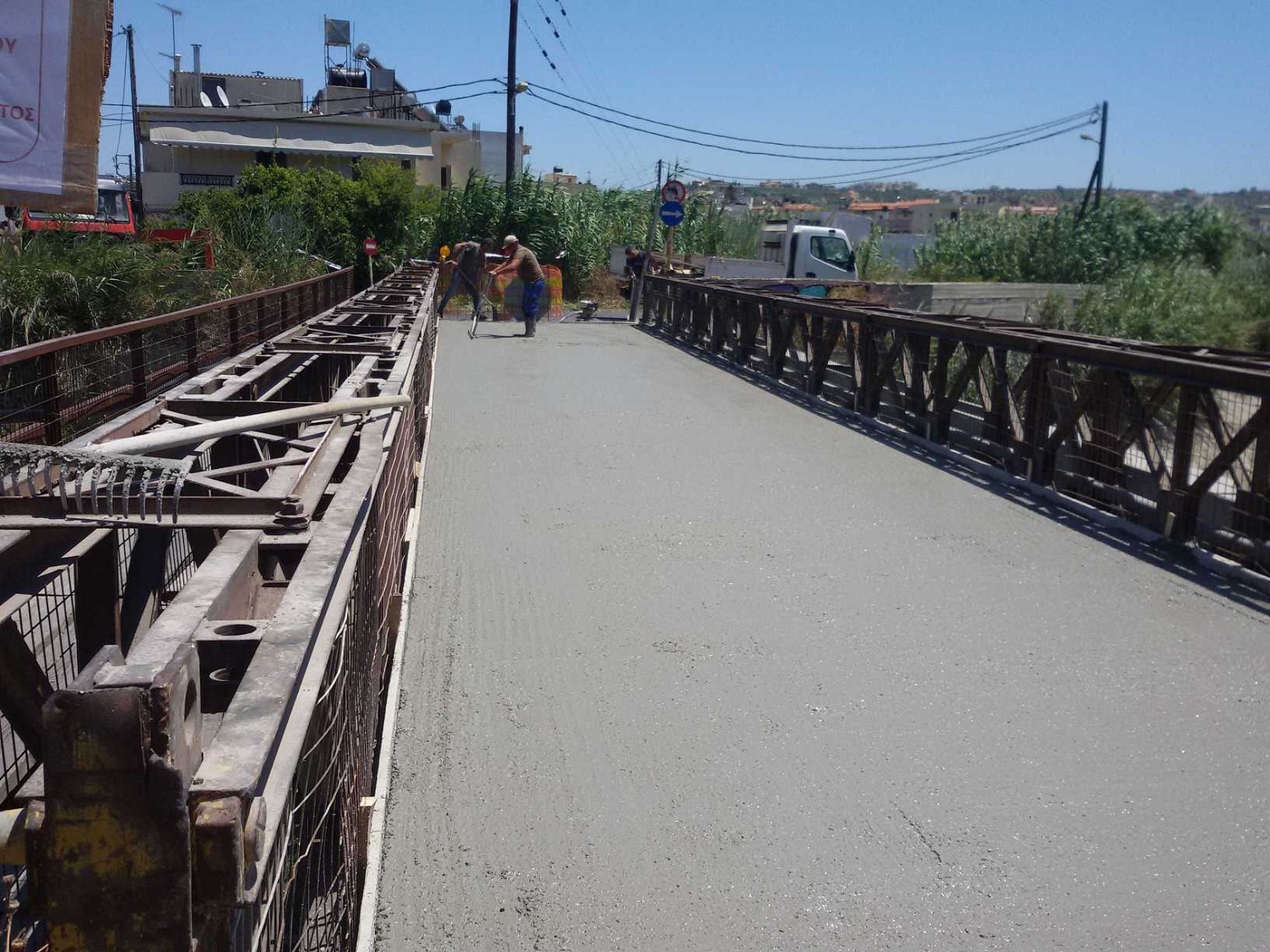 Ολοκληρώθηκαν οι εργασίες της γέφυρας στις Τρεις Βαγιές