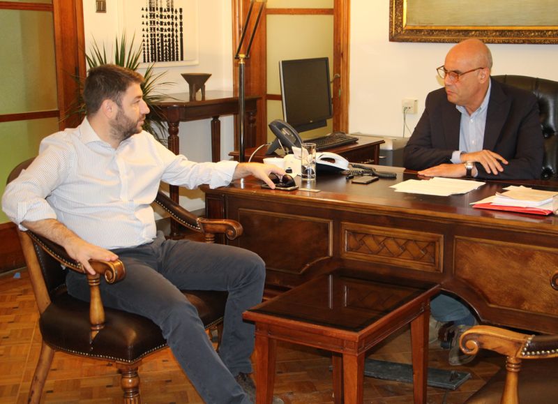 Συνάντηση Δημάρχου Χανίων με τον Ευρωβουλευτή Ν. Ανδρουλάκη