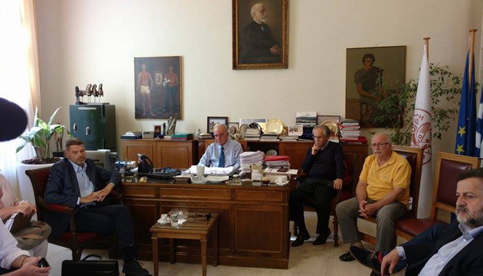Σύσκεψη για το Δικαστικό Μέγαρο στον Δήμο Ηρακλείου