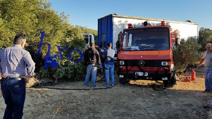 Νταλίκα μπήκε σε χωράφι με ελιές στην Κρήτη – Νεκρός ο οδηγός