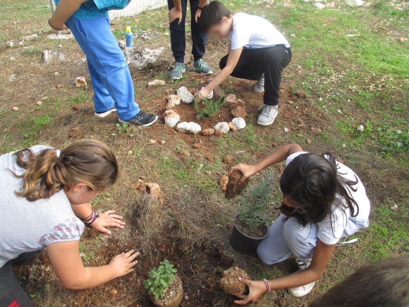 Περιβαλλοντική δράση σε συνεργασία με το Δημοτικό Σχολείο Παζινού