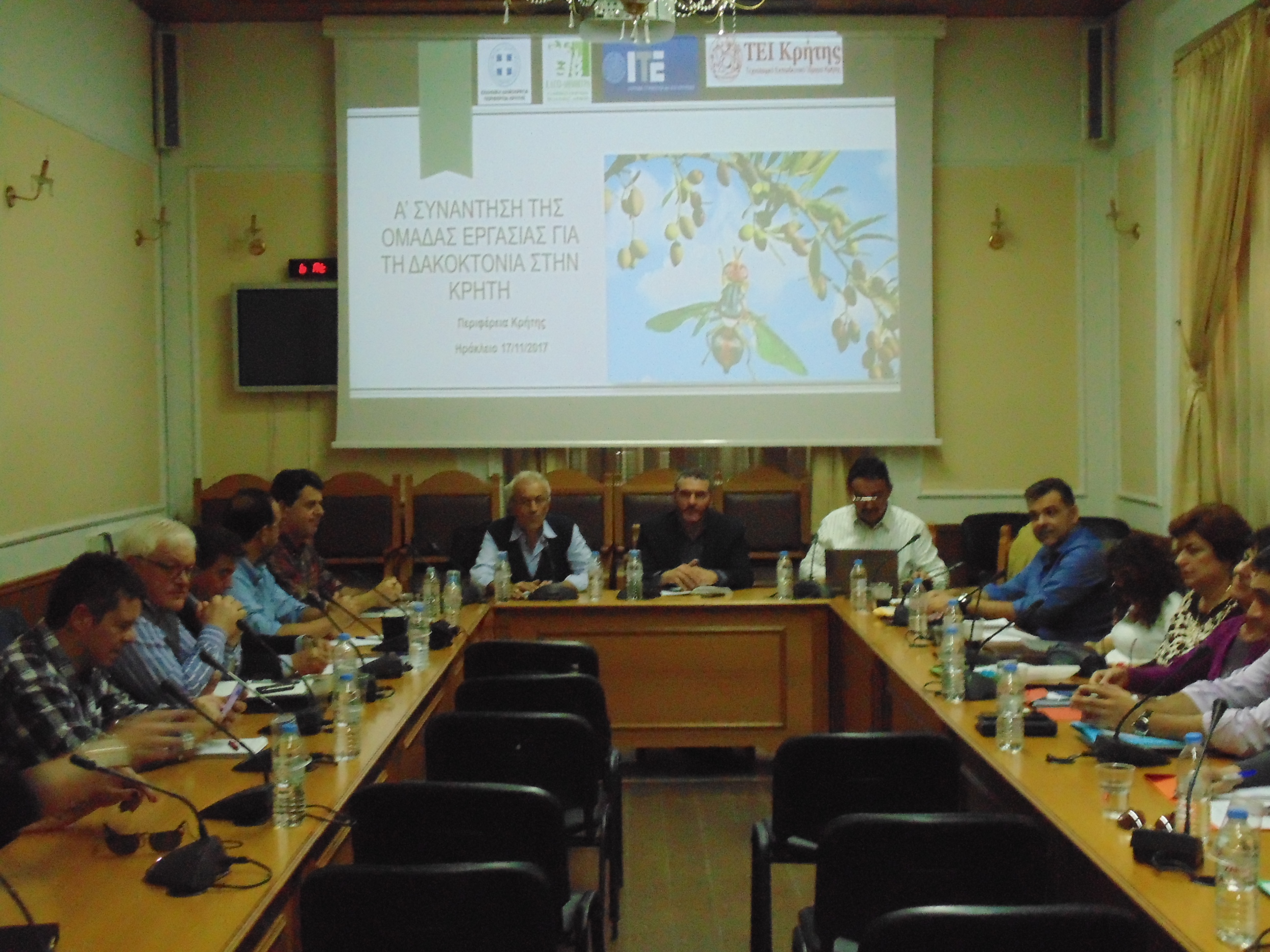 Συγκρότηση Ομάδας Εργασίας για την Δακοκτονία από την Περιφέρεια Κρήτης