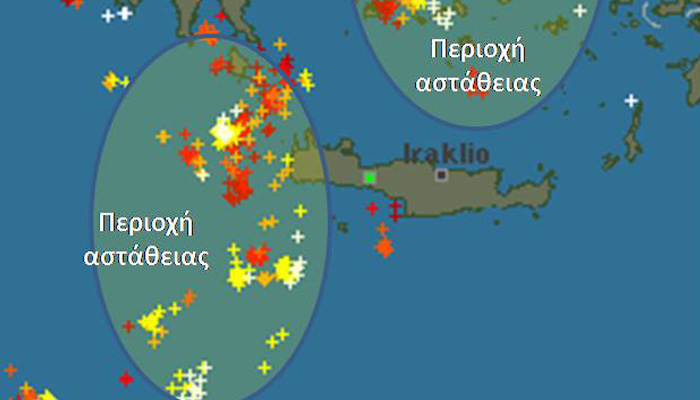 Μ.Λέκκας: Αναμένονται καταιγίδες στην Κρήτη