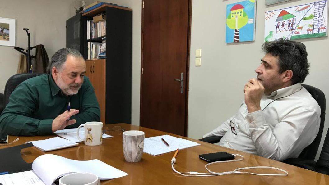 Συνάντηση Νίκου Ηγουμενίδη με τον Περιφερειακό Διευθυντή Εκπαίδευσης Κρήτης