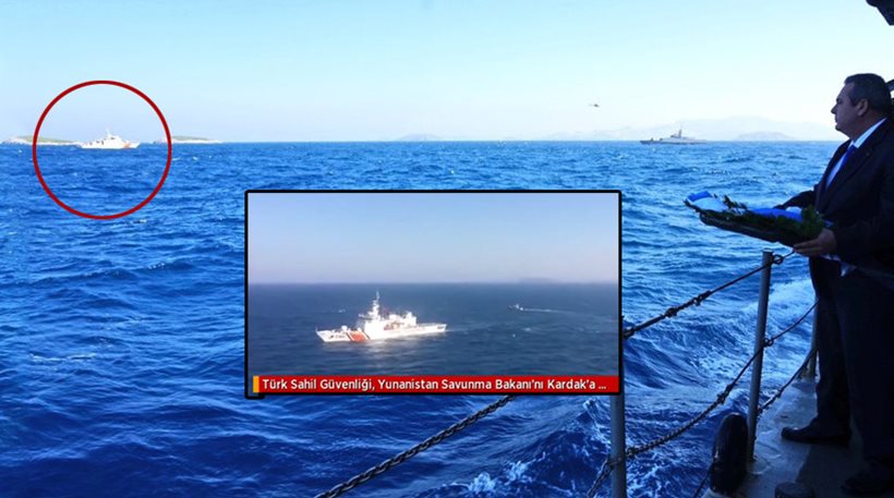 Τουρκικά πλοία εμπόδισαν τον Καμμένο να προσεγγίσει τα Ίμια