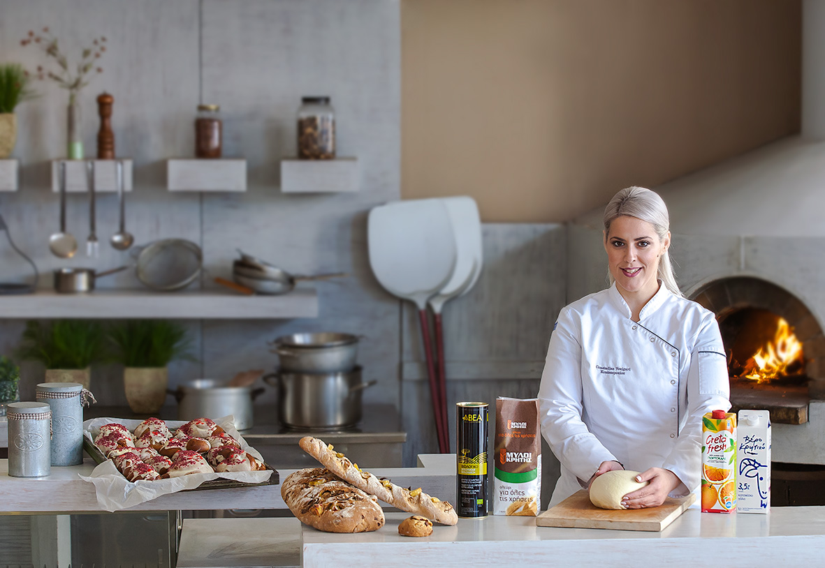 Οι Μύλοι Κρήτης & βραβευμένη γυναίκα chef προτείνουν λαχταριστές συνταγές