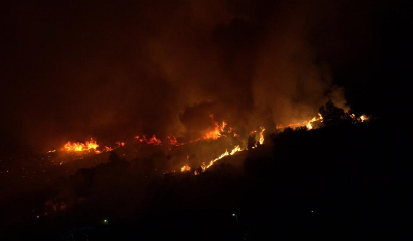 Μεγάλη πυρκαγιά στην Κίσσαμο εν μέσω θυελλωδών νότιων ανέμων