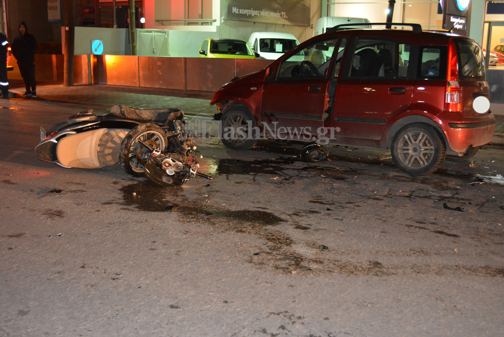 Σοβαρό τροχαίο ατύχημα στα Χανιά – Δυο νεαροί σοβαρά τραυματίες