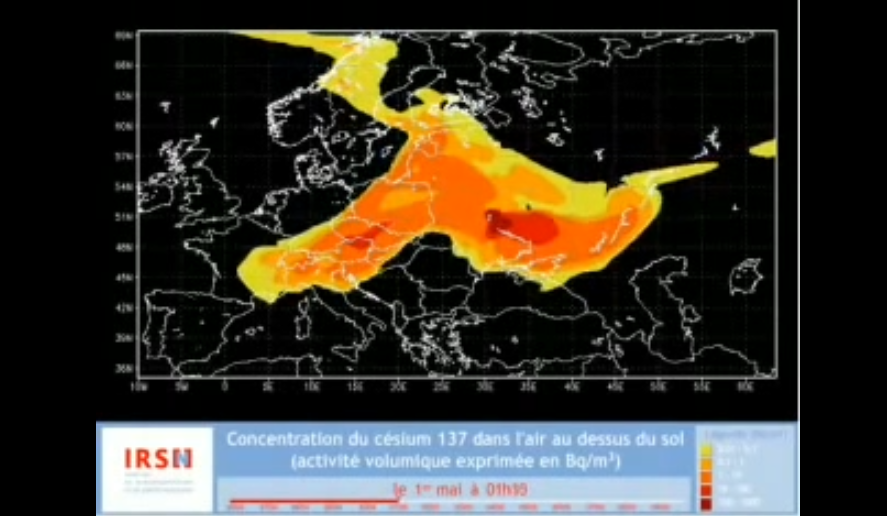 Πώς κινήθηκε η ραδιενέργεια από το Τσέρνομπιλ