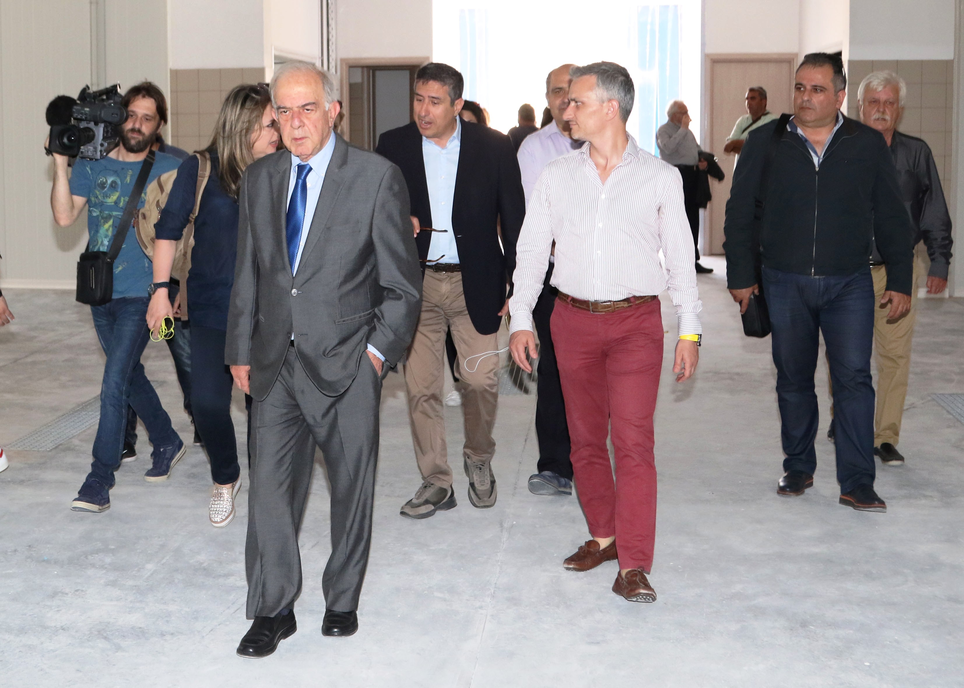 Επίσκεψη στη νέα Ιχθυαγορά από τον Δήμαρχο Ηρακλείου
