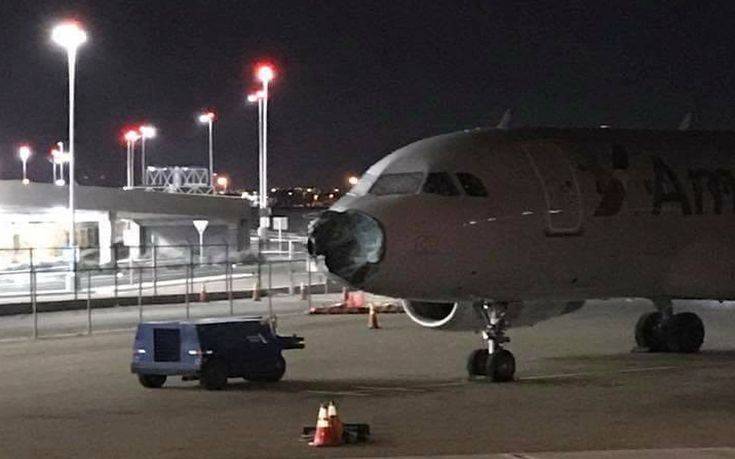Αεροσκάφος στις ΗΠΑ πέρασε μέσα από καταιγίδα με μεγάλο χαλάζι (φωτο)