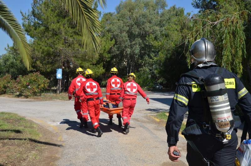 Άσκηση της Πυροσβεστικής Χανίων σε συνεργασία με τον Ναύσταθμο Κρήτης