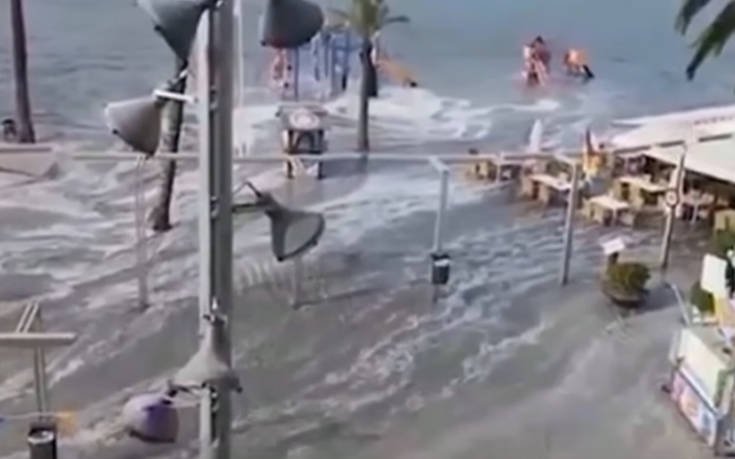 Τσουνάμι 1,5 μέτρο χτύπησε τη Μαγιόρκα (βίντεο)