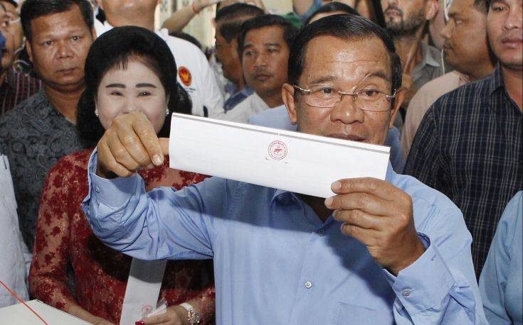 Το κυβερνών Λαϊκό Κόμμα της Καμπότζης ανακοίνωσε ότι κέρδισε στις εκλογές
