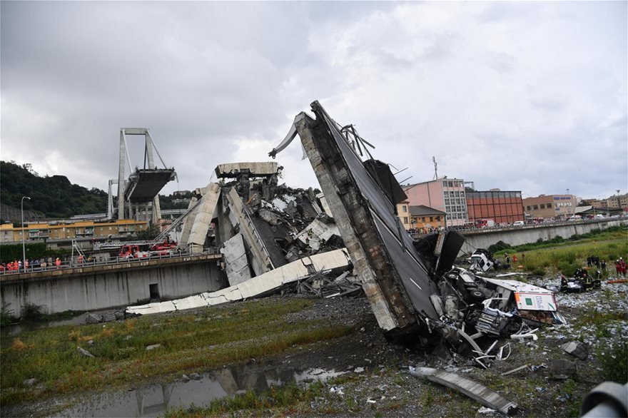 Γένοβα: Στους 39 οι νεκροί από την κατάρρευση της γέφυρας