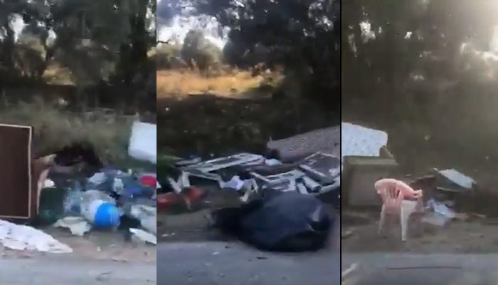 Ένας απέραντος σκουπιδότοπος κοντά σε σχολείο στα Χανιά (βίντεο)