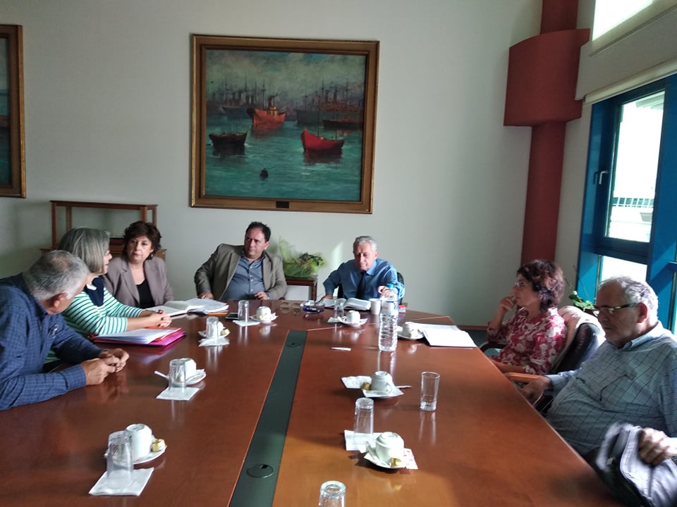 Συνάντηση Β.Βαγιωνάκη στο Υπ.Ναυτιλίας για το λιμάνι των Σφακίων