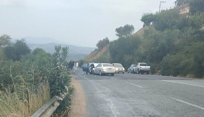 Τροχαίο με τραυματίες στην εθνική οδό Ρεθύμνου – Ηρακλείου