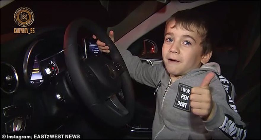 Τσετσενία: 5χρονο πήρε δώρο μια Mercedes επειδή έκανε 4.105 push-ups!