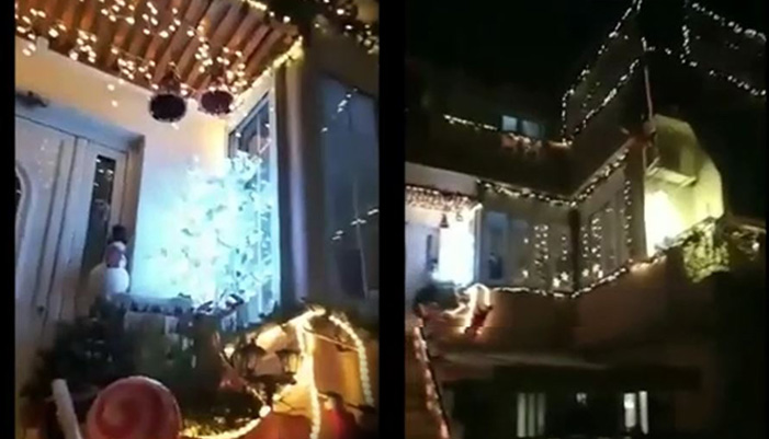Αυτό είναι ίσως το πιο στολισμένο χριστουγεννιάτικα σπίτι στην Κρήτη (vid)