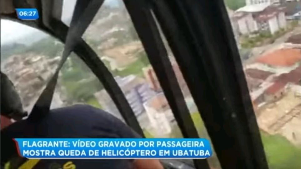 Ελικόπτερο πέφτει σε παραλία της Βραζιλίας και σκοτώνει έναν πεζό! (βίντεο)